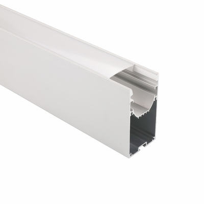 Opgeschort Aluminium LEIDEN Strook Licht Profiel 40×75mm voor Woonkamer