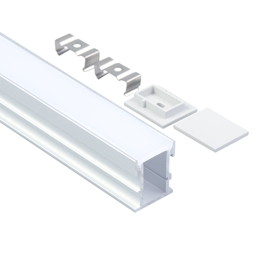 PC Diffuser Frosted Surface Mounted Aluminium Led Profiel Voor Led Strip Lights