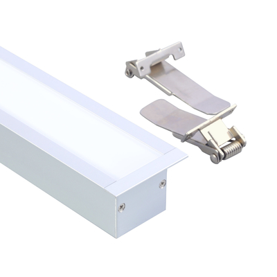 U-vorm 6063 Led Strip Aluminium Channel Suspended Led Extrusion Profile