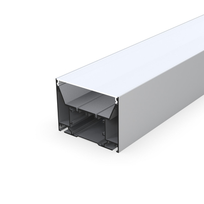 100mm X 75mm het Opgeschorte van het LEIDENE Zilver Profielaluminium voor Kastbioskoop