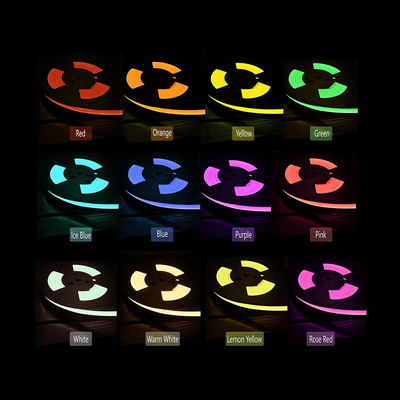 LEIDEN van RGBW 12V Neon Buigen licht, van het LEIDENE Stroken 7mm X 14mm Siliconeneon voor Huwelijk