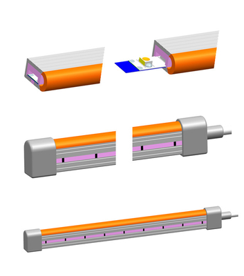 LEIDEN van RGBW 12V Neon Buigen licht, van het LEIDENE Stroken 7mm X 14mm Siliconeneon voor Huwelijk