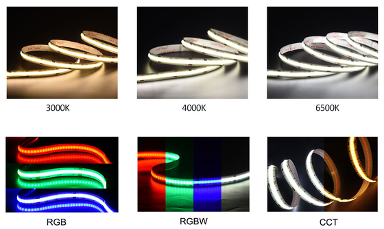 Buigenibele RGBW-MAÏSKOLF LEIDENE Stroken 12MM DC24V 560 Leds/M Voor Decoration