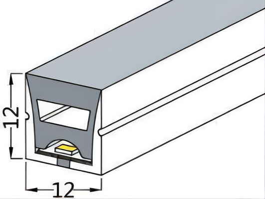 Buigenibele LEIDENE Siliconebuis 12×12mm voor Neon LEIDENE Lichtenoem ODM