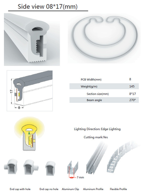 RGB Buigenibele LED Strip Waterdichte Neonlichten Siliconen Buis IP65 IP67