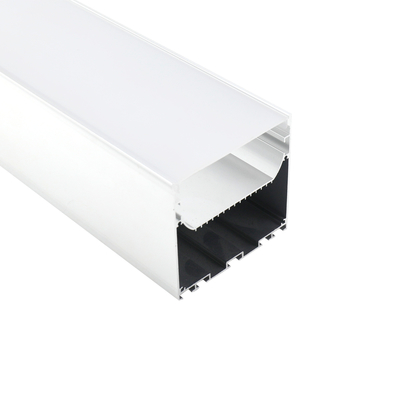 70×75mm Opgeschorte van het LEIDENE Legering Profielkanaal Geanodiseerde Aluminium 6063 Materiaal