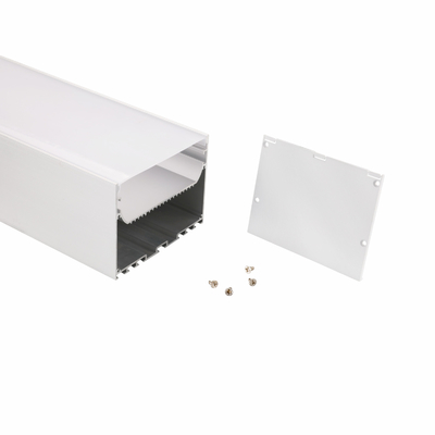 70×75mm Opgeschorte van het LEIDENE Legering Profielkanaal Geanodiseerde Aluminium 6063 Materiaal
