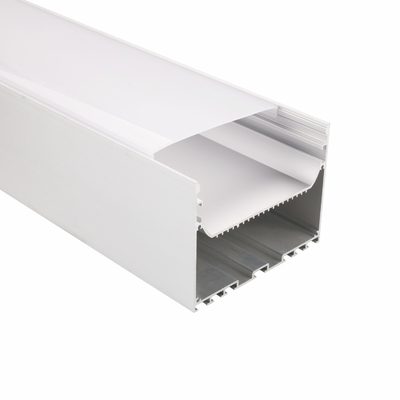 70×75mm Opgeschorte van het LEIDENE Legering Profielkanaal Geanodiseerde Aluminium 6063 Materiaal