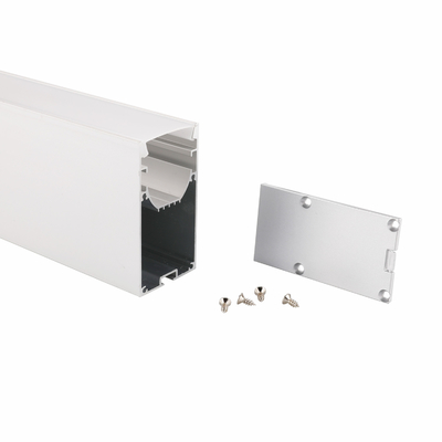 Opgeschort Aluminium LEIDEN Strook Licht Profiel 40×75mm voor Woonkamer