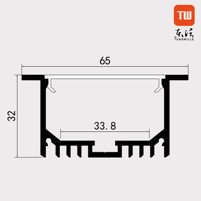 Buigenibele Opgeschort LEIDEN Profiel, OEM LEIDENE van het Aluminiumprofiel Strook Lichte Zilveren Kleur