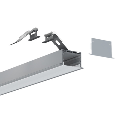 50x35mm LEIDEN Drywall Kanaal, Zilveren Aluminiumprofiel voor LEIDENE Verlichtingsstrook