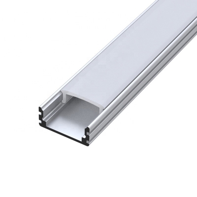 Witte Oppervlakte Opgezet LEIDEN Profiel, u-Vorm LEIDEN Aluminiumkanaal 17.4mm X 8.5mm