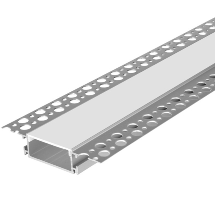 Drywall van het pleisterplafond Aluminiumprofiel voor LEIDENE Strook die 98mm x 18mm aansteken