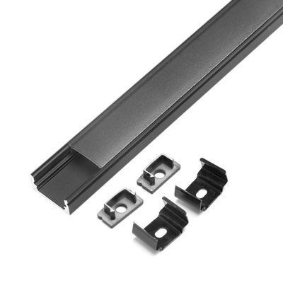 Kantoorgarderobe Opbouw LED-profiel Klein met PMMA Opal Diffuser