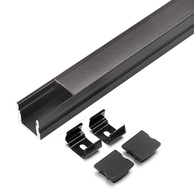 Kantoorgarderobe Opbouw LED-profiel Klein met PMMA Opal Diffuser