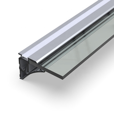 De oppervlakte zette Gipsplaat LEIDEN Profiel, Zilveren Uitgedreven Aluminium LEIDEN Kanaal op
