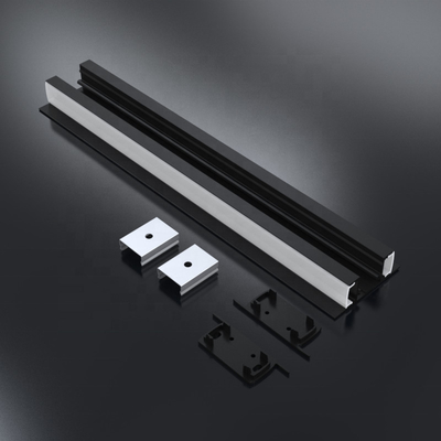 Het anodiseren LEIDENE Uitdrijving Strook dreef de Lichte Aluminium Zilveren zwarte kleur uit