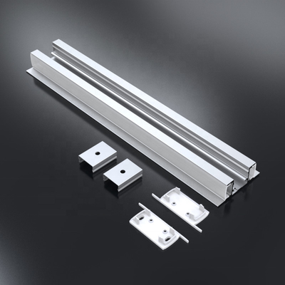 Het anodiseren LEIDENE Uitdrijving Strook dreef de Lichte Aluminium Zilveren zwarte kleur uit