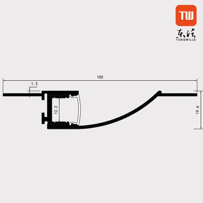 U LEIDEN van de Vormgipsplaat Profiel 6063 het Materiaal van de Aluminiumlegering