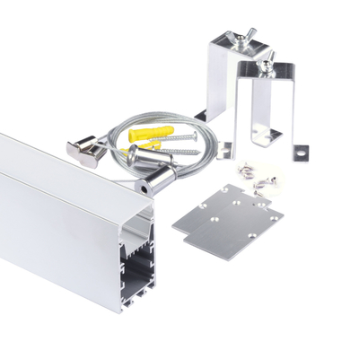 1M 2M U-vorm Led Aluminium Kanaal Muur Binnenverlichting Gepoedercoat