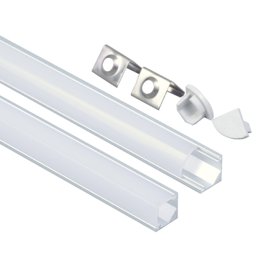 8*8mm Hoek Led Kanaal V Vorm Keuken Licht Hoek Gemonteerd LED Aluminium Profiel
