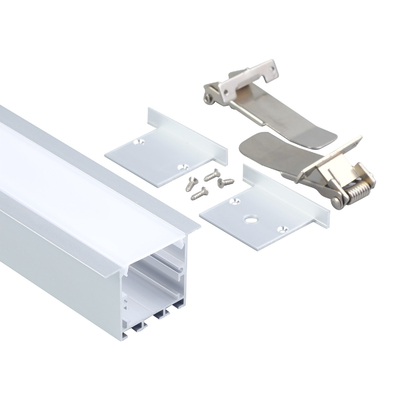 U-vorm 6063 Led Strip Aluminium Channel Suspended Led Extrusion Profile