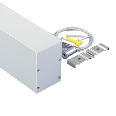 Kantoorverlichting Alu geanodiseerd hangend LED-profiel PC Cover U-vorm