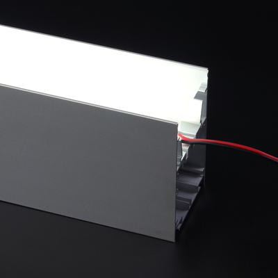 Kantoorverlichting Alu geanodiseerd hangend LED-profiel PC Cover U-vorm