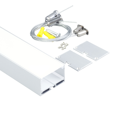 6063 T3 Vierkant Led Strip Licht Aluminium Profiel Voor Thuisverlichting