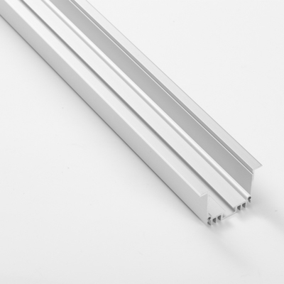 Zilver Heatsink verzonken led aluminium profielkanaal voor kastverlichting