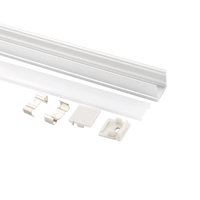 20mm van het het Aluminiumprofiel van Breedteu Vorm Geleid van de de Dekkingskeuken van PC de Garderobelicht