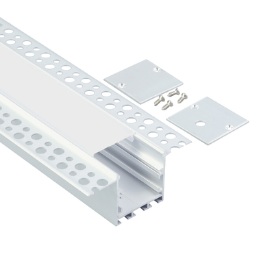 74mm leidde de wijd In een nis gezette Geleide Dekking van het Kanaal Melkachtige PC van het Aluminiumprofiel Lineair Licht