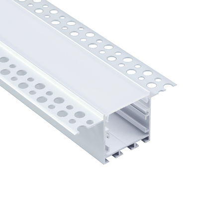 74mm leidde de wijd In een nis gezette Geleide Dekking van het Kanaal Melkachtige PC van het Aluminiumprofiel Lineair Licht