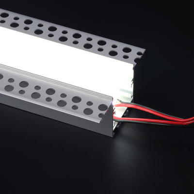 74mm leidde de wijd In een nis gezette Geleide Dekking van het Kanaal Melkachtige PC van het Aluminiumprofiel Lineair Licht