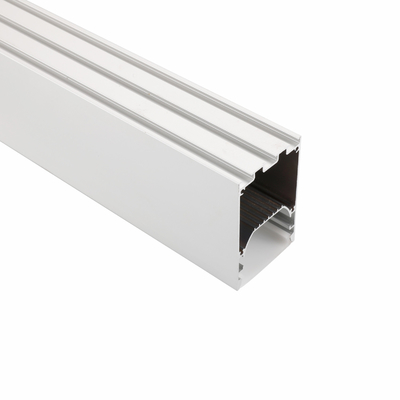 50*75mm omhoog onderaan het Dubbele Kant Opgeschorte Profiel van de Aluminiumuitdrijving voor Geleid Strooklicht