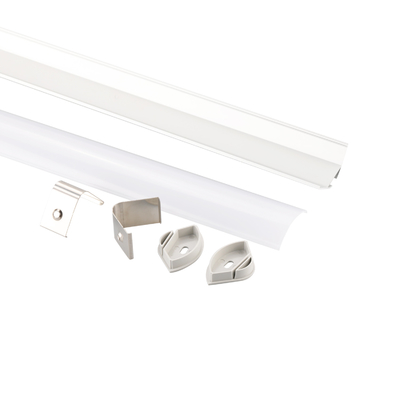 30mm Grootte V-vorm 90 LEIDEN van de Graadhoek Profielaluminium voor LEIDENE Stroken