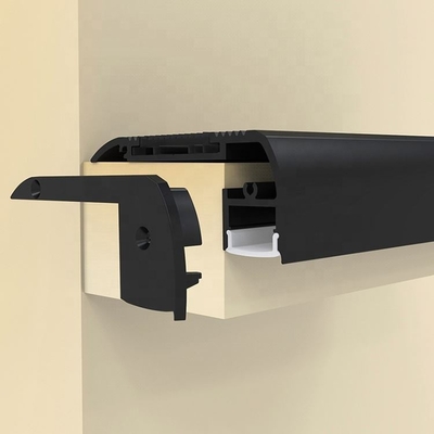 1m 2m Gipsplaat van de LEIDENE het Aluminiumlegering 6063 Profiel Zwarte Kleur T5-Materiaal