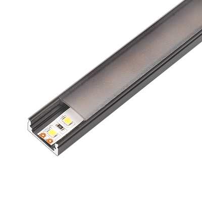 U Vorm van het Zwarte Oppervlakte Opgezet LEIDENE de Legeringsmateriaal Profielaluminium voor LEIDENE Strook