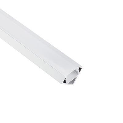 Het melkachtige Hoek LEIDENE Kanaal, Aluminiumhoek zet LEIDENE strook 18mm x 18mm op