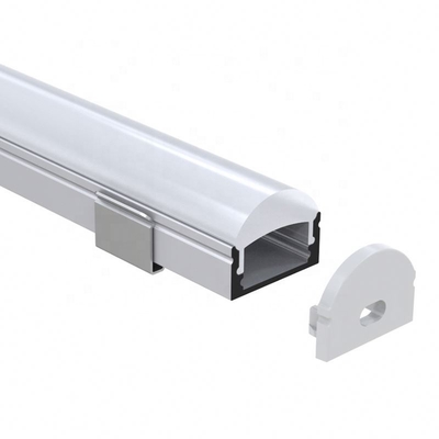 Uitgedreven Opgezet LEDs-Aluminiumprofiel, Buigenibel Tredeprofiel met HOOFDoem