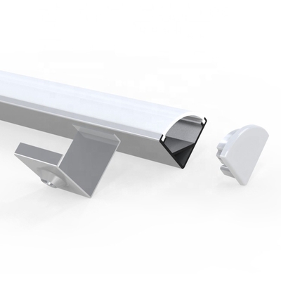 Zwarte Hoek LEIDEN Profiel 16MM x 16MM het Materiaal van de Aluminiumlegering voor LEIDENE Strook