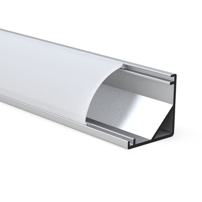 Zwarte Hoek LEIDEN Profiel 16MM x 16MM het Materiaal van de Aluminiumlegering voor LEIDENE Strook
