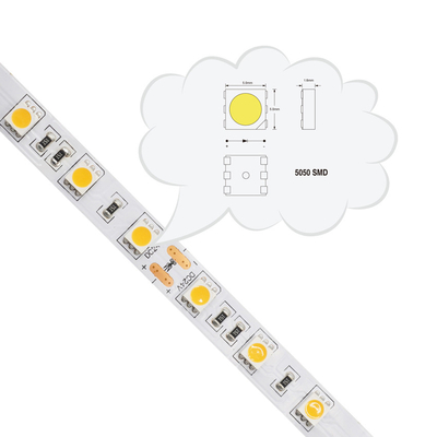 Buigenibele 5050 SMD-LEIDENE Strokenlichten DC24V 12V voor OEM van de Vertoningsopslag