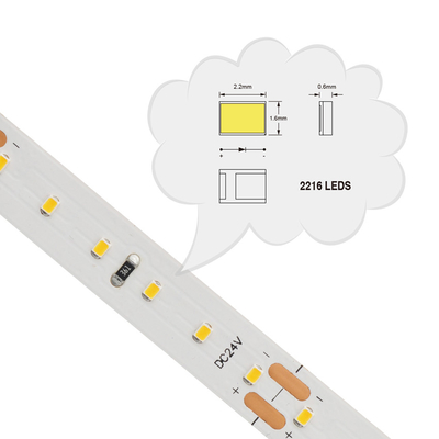 2216 SMD LED-strips CRI 95 Geen punten voor kantoorgebouwen Musea