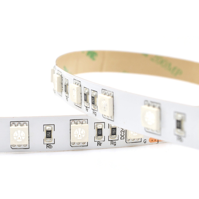 Buigenibele LEIDEN Strooklicht 5050 Reeks RGB gelijkstroom 24V 12V 60 Leds voor de Bouw