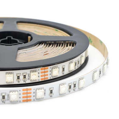 Buigenibele LEIDEN Strooklicht 5050 Reeks RGB gelijkstroom 24V 12V 60 Leds voor de Bouw