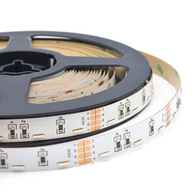 Zij die RGB LEIDENE Strooklichten, LEIDENE van 020Led SMD Buigenibele Stroken 60 Leds/M . uitzenden