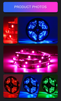 RGB Kleurrijke Smart LED Strip lichts 12V 44 Key Infrarood Afstandsbediening OEM