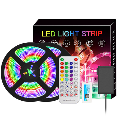 De 5050 RGB Slimme LEIDENE Strook steekt 10 Meters aan de Controleoem van Bluetooth APP
