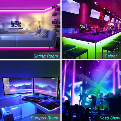 De 5050 RGB Slimme LEIDENE Strook steekt 10 Meters aan de Controleoem van Bluetooth APP